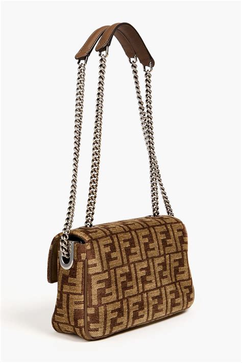 fendi baguette whipstitch|Fendi chenille bag.